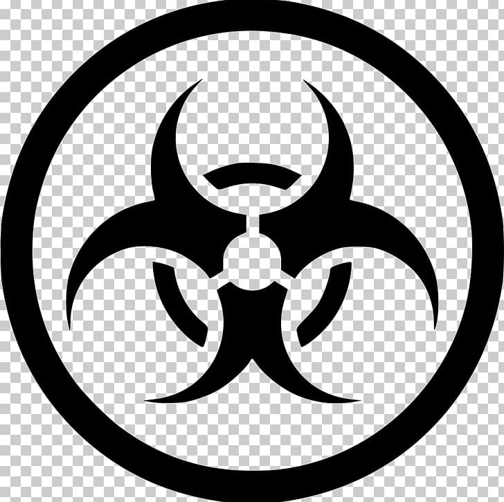 Biological Hazard Hazard Symbol Sign PNG, Clipart, Base 64, Biohazard, Biological Hazard, Black, Black And White Free PNG Download