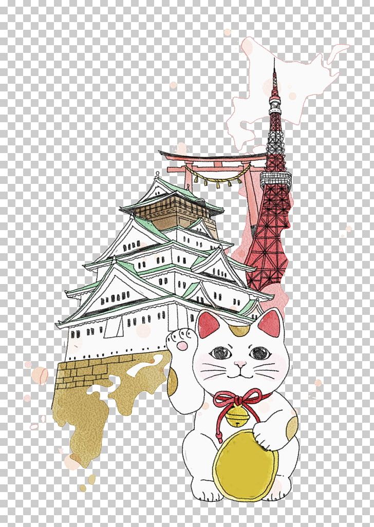 Landmark Cartoon Building Watercolor Painting PNG, Clipart, Animals, Architecture, Art, Attractions, Cat Free PNG Download