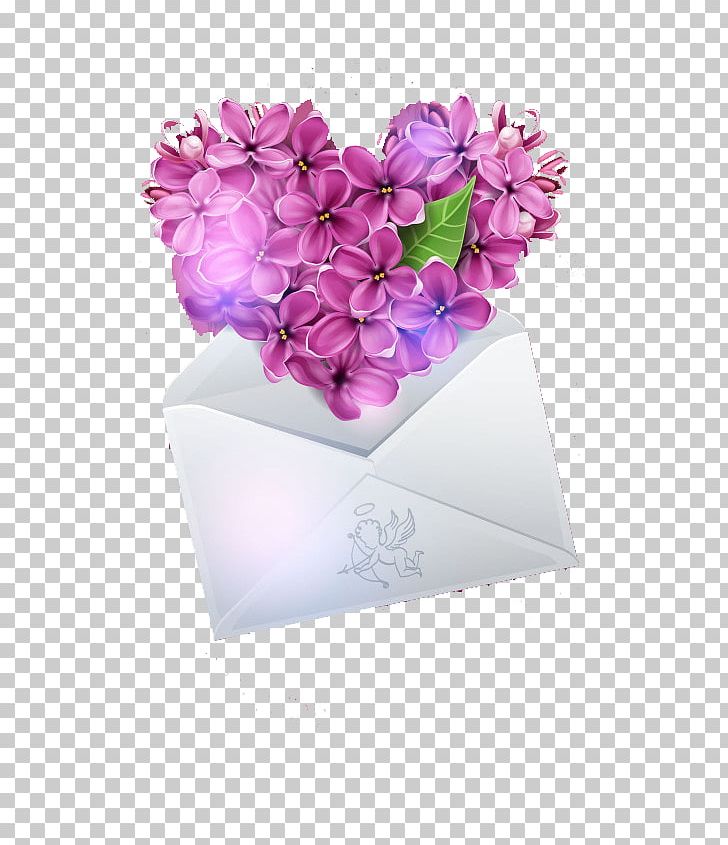 Lilac Heart Flower Euclidean PNG, Clipart, Broken Heart, Cut Flowers, Encapsulated Postscript, Envelope, Floristry Free PNG Download