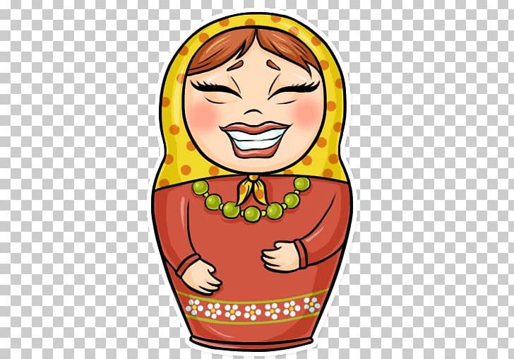 Matryoshka Doll Sticker Telegram PNG, Clipart, Cartoon, Character, Cheek, Computer Icons, Designer Free PNG Download