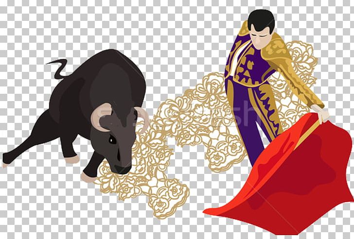 A Matador Bullfighter Bullfighting Illustration PNG, Clipart, Animals, Animation, Art, Black, Black Bull Free PNG Download