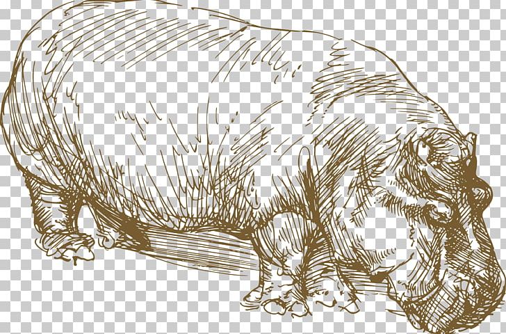 Drawing Animal Wildlife Sketch PNG, Clipart, Animals, Art, Cartoon, Cattle Like Mammal, Fauna Free PNG Download