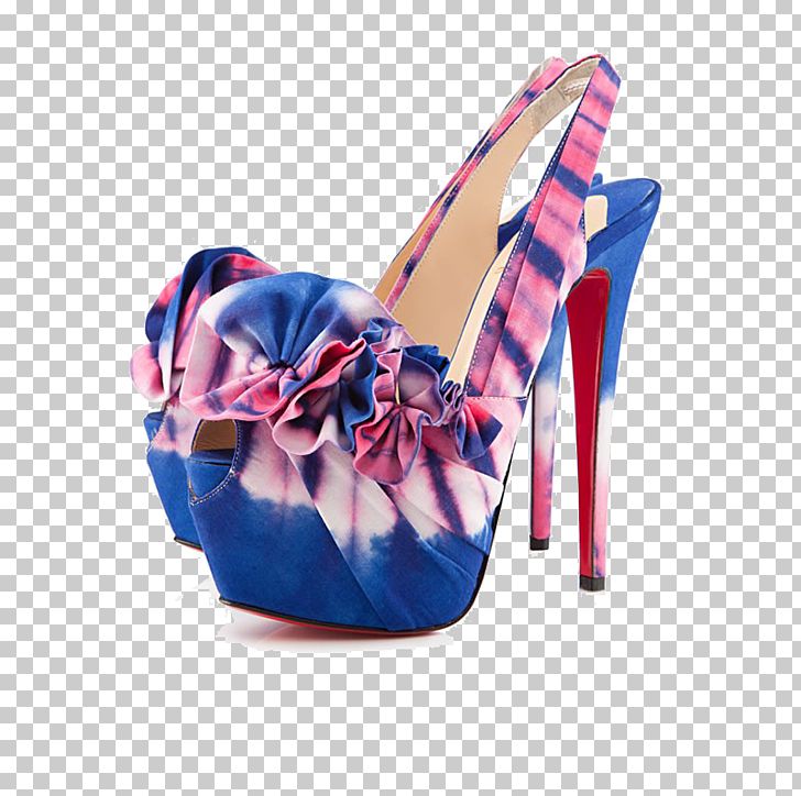 Court Shoe High-heeled Footwear Rose Sandal PNG, Clipart, Blue Abstract, Electric Blue, Fashion, Flowers, France Free PNG Download