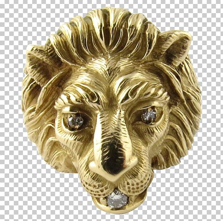Ring Gold Diamond Lion Jewellery PNG, Clipart, Antique, Brass, Carnivoran, Charms Pendants, Colored Gold Free PNG Download