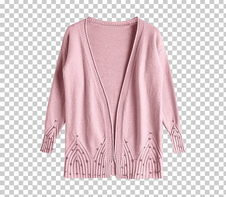 Cardigan Pink M Neck Sleeve Wool PNG, Clipart, Bead, Cardigan, Clothing, Neck, Others Free PNG Download
