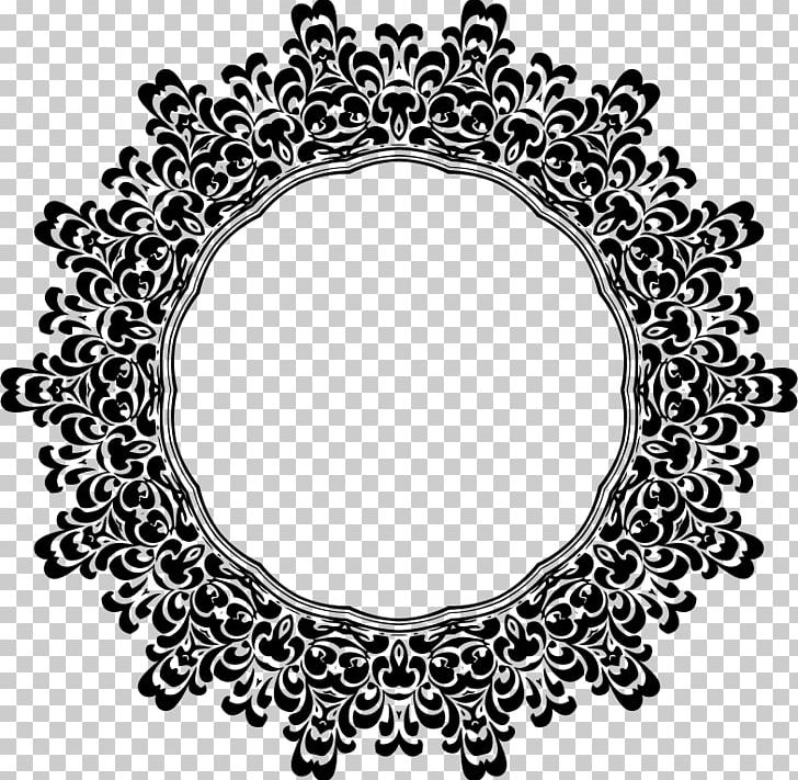Floral Design Ornament PNG, Clipart, Area, Art, Black And White, Circle, Clip Art Free PNG Download