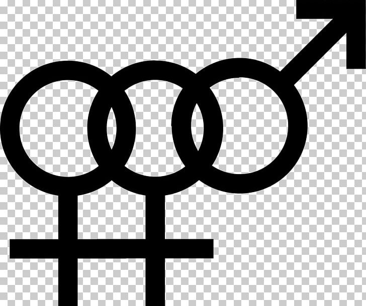 Gender Symbol Female Bisexuality LGBT Symbols PNG, Clipart, Area, Bisexuality, Black And White, Brand, Circle Free PNG Download