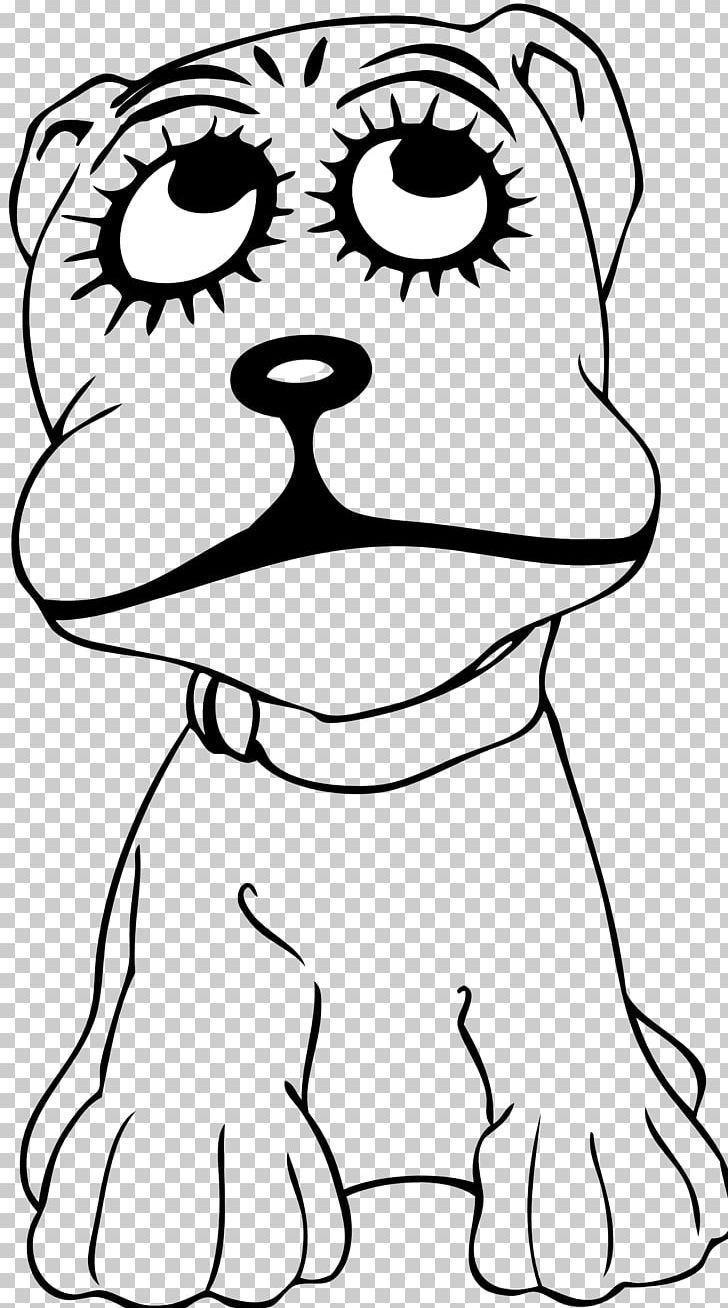 Dog Puppy Cartoon PNG, Clipart, Art, Bad Ass, Black, Black And White, Carnivoran Free PNG Download