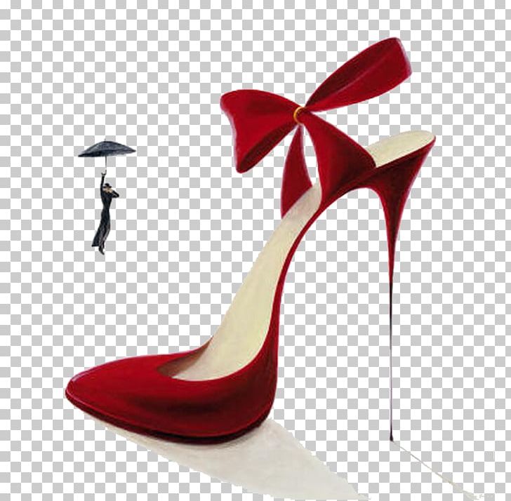High-heeled Footwear Stiletto Heel Court Shoe Poster Printmaking PNG, Clipart, Art, Artcom, Canvas Print, Cartoon, Clothing Free PNG Download