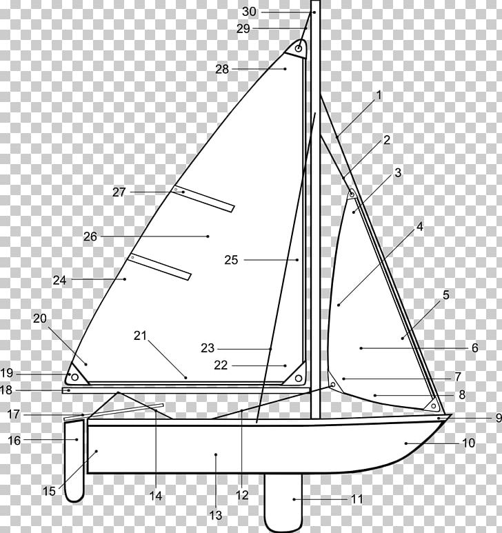 Sailboat Sailing PNG, Clipart, Angle, Area, Artwork, Black And White, Boat Free PNG Download