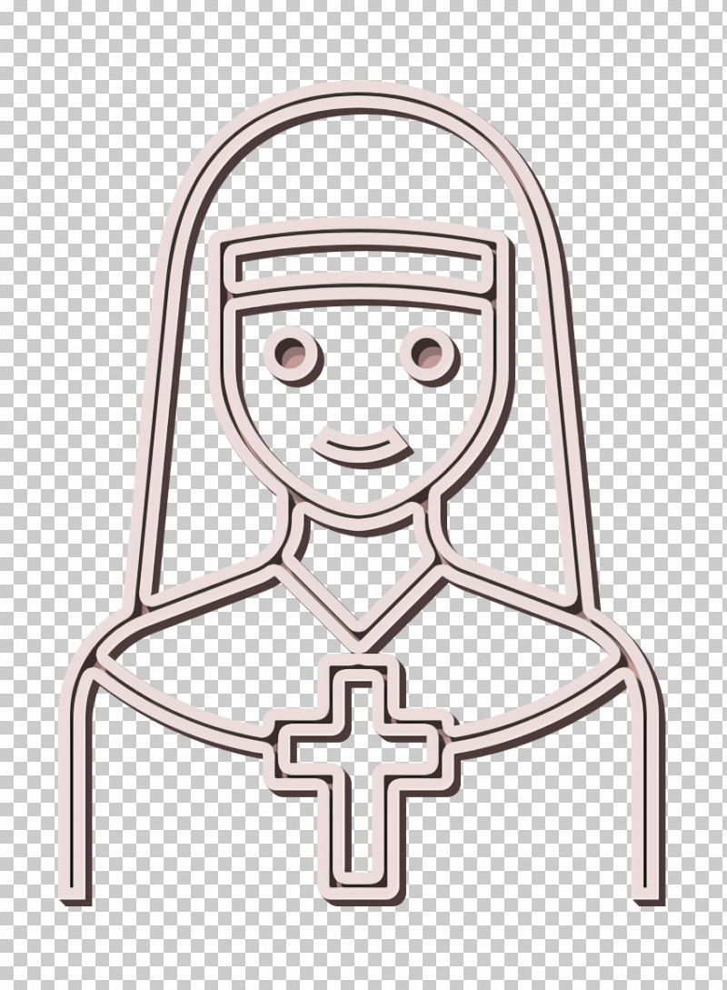 Occupation Woman Icon Nun Icon PNG, Clipart, Finger, Head, Nun Icon, Occupation Woman Icon Free PNG Download