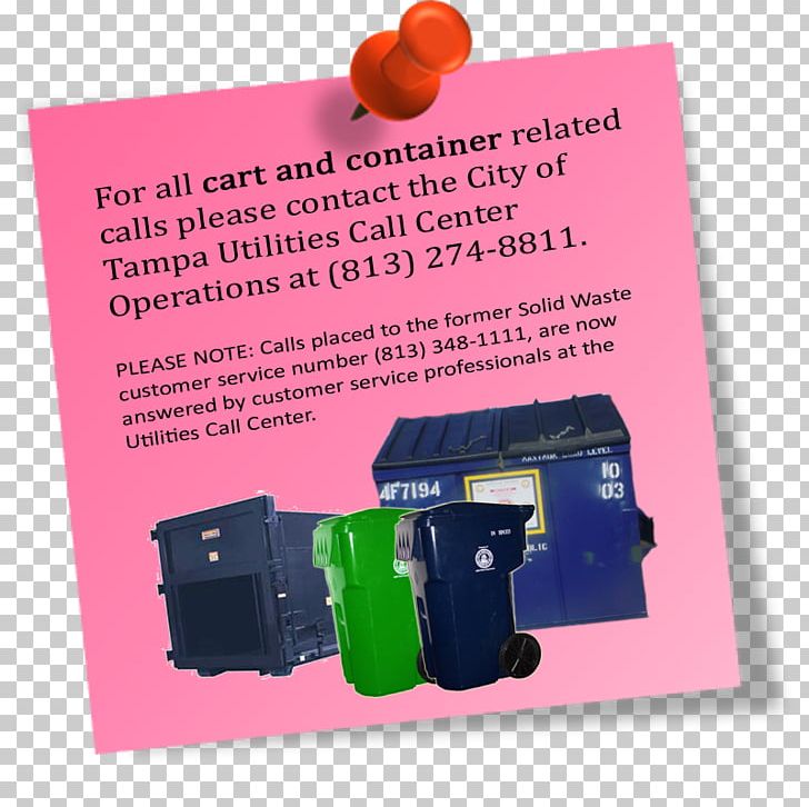 Tampa Rubbish Bins & Waste Paper Baskets Waste Management Municipal Solid Waste PNG, Clipart, Container, Customer Service, Management, Municipal Solid Waste, Program Management Free PNG Download