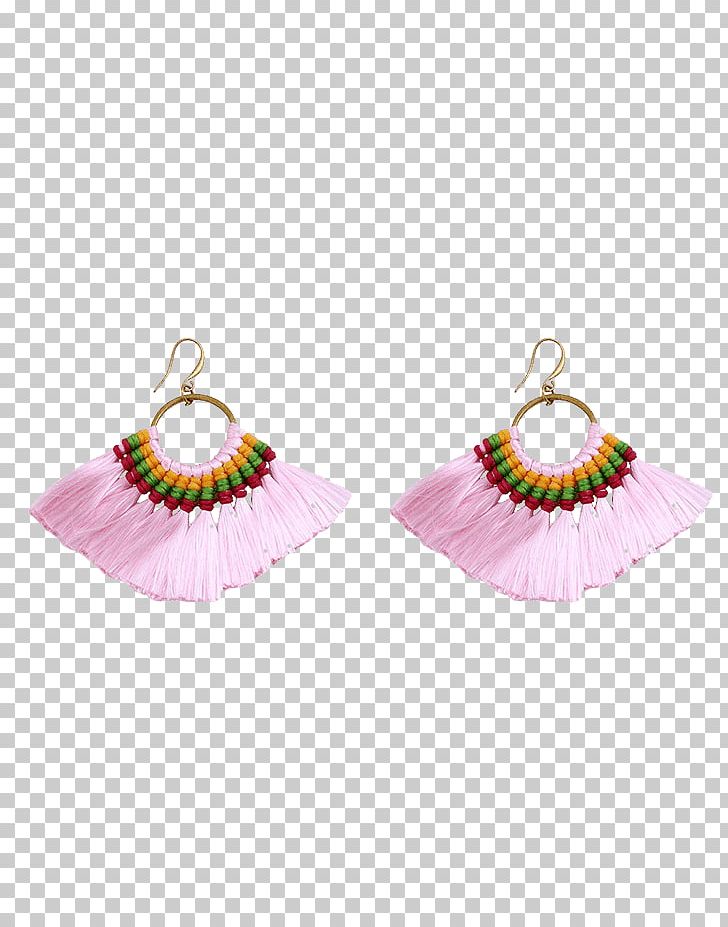 Earring Tassel Boho-chic Pink Jewellery PNG, Clipart, Bitxi, Bohemianism, Boho Chic, Bohochic, Coat Free PNG Download