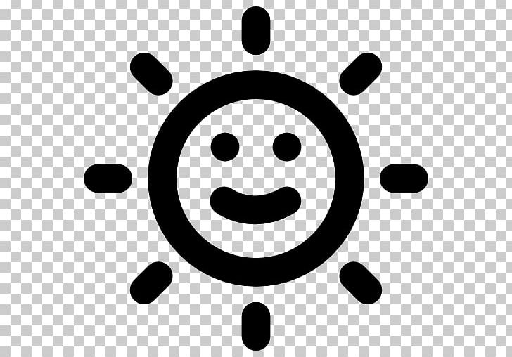 Computer Icons Weather Forecasting Sunlight PNG, Clipart, Black And White, Circle, Computer Icons, Emoticon, Encapsulated Postscript Free PNG Download