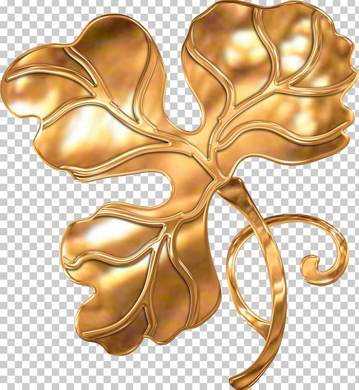 Gold Raster Graphics Leaf Common Ivy PNG, Clipart, Body Jewelry, Branch, Brass, Brooch, Clover Free PNG Download