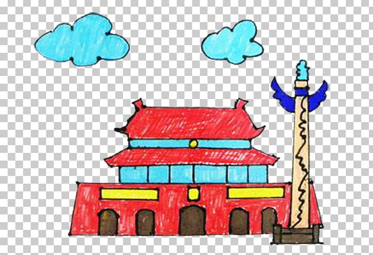 Tiananmen Square Forbidden City Cartoon Illustration PNG, Clipart, Art, Beijing, Child, Color Graffiti, Continental Pillars Free PNG Download