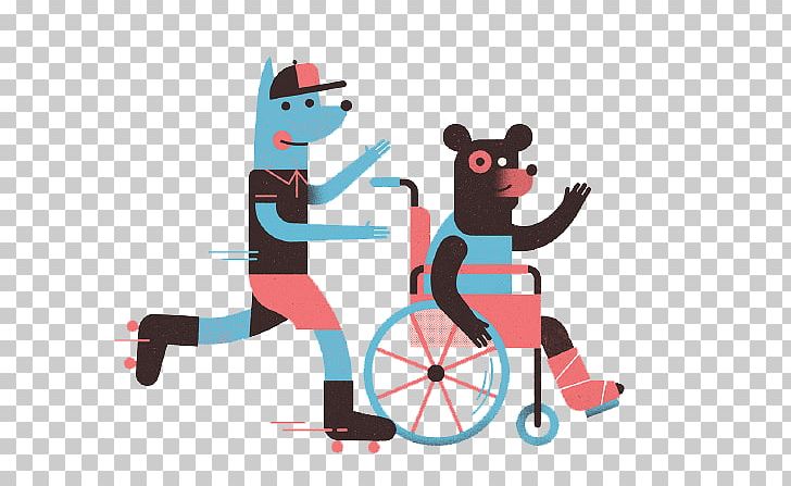 Wheelchair Sitting Illustration PNG, Clipart, Art, Bear, Bears, Cartoon, Download Free PNG Download