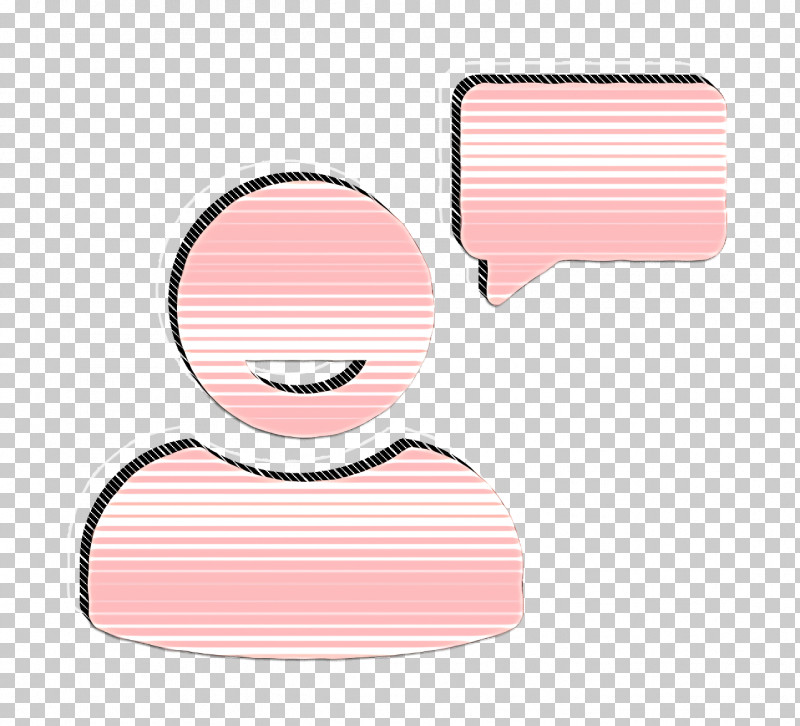Users Icon Interface Icon User Talking With Speech Bubble Icon PNG, Clipart, Cartoon, Comment Icon, Geometry, Interface Icon, Line Free PNG Download