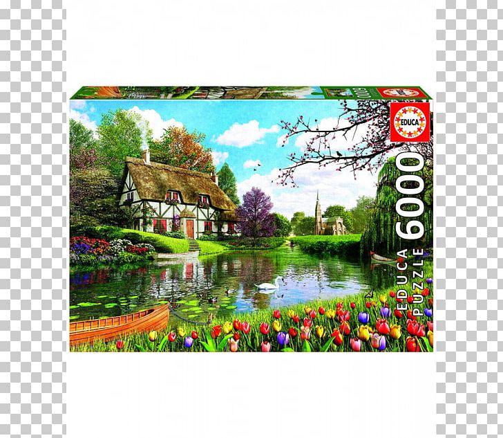 Jigsaw Puzzles Educa Borràs Cottage Ravensburger PNG, Clipart, Cottage, Ecosystem, Flora, Fred Swan, Game Free PNG Download