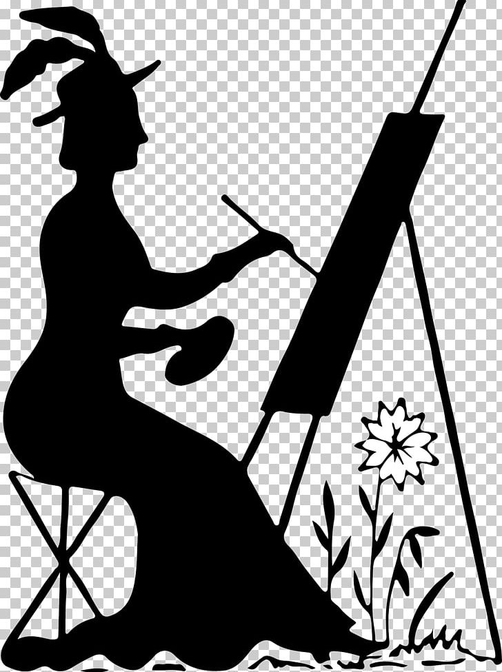 Painting Silhouette Graphics PNG, Clipart, Art, Artwork, Black, Black And White, Drawing Free PNG Download