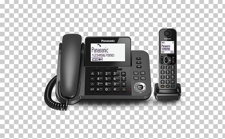 Digital Enhanced Cordless Telecommunications Cordless Telephone Panasonic KX-TGF32 Caller ID PNG, Clipart,  Free PNG Download