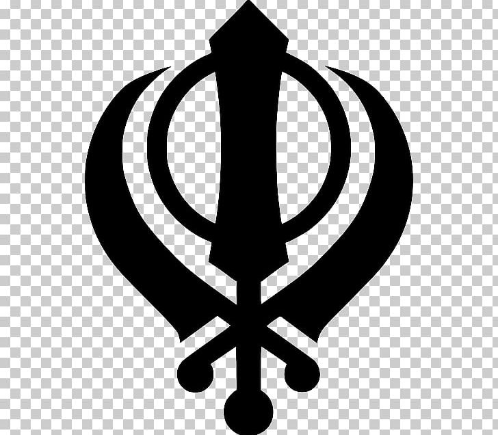 Sikhism Khanda Religion Ik Onkar Gurdwara PNG, Clipart, Black And White, Christianity, Dastar, Gurdwara, Guru Free PNG Download