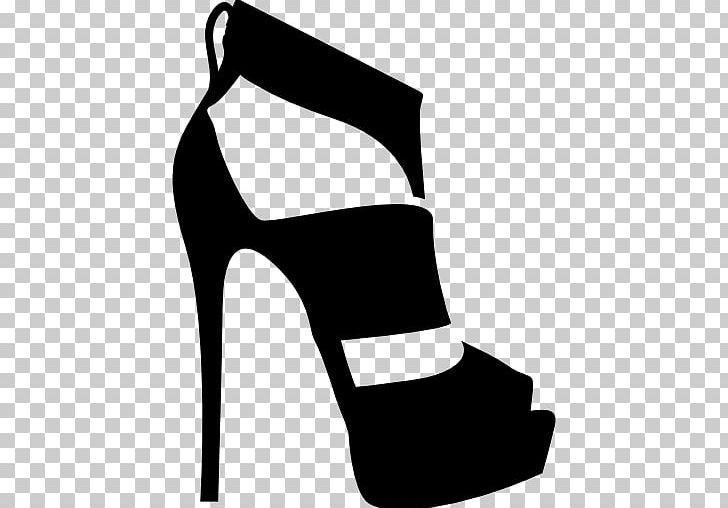 High-heeled Shoe Stiletto Heel Computer Icons Platform Shoe PNG, Clipart, Basic Pump, Black, Black And White, Clothing, Computer Icons Free PNG Download