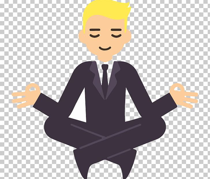 Mindfulness For Beginners Blueprint: 40 Steps To Become More Present In The Moment Through Meditation ? Anxiety ? Exercise PNG, Clipart, Business, Businessperson, Caricature, Cartoon, Communication Free PNG Download