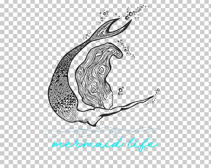 Zentangles Mermaid Doodle Drawing Sketch PNG, Clipart, Arm, Art, Artwork, Black And White, Fictional Character Free PNG Download