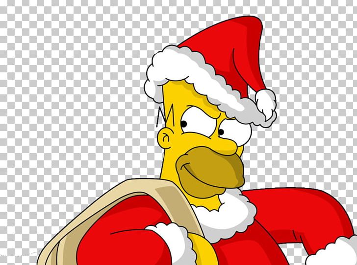 Homer Simpson Bart Simpson Santa Claus Santa's Little Helper Lisa Simpson PNG, Clipart,  Free PNG Download