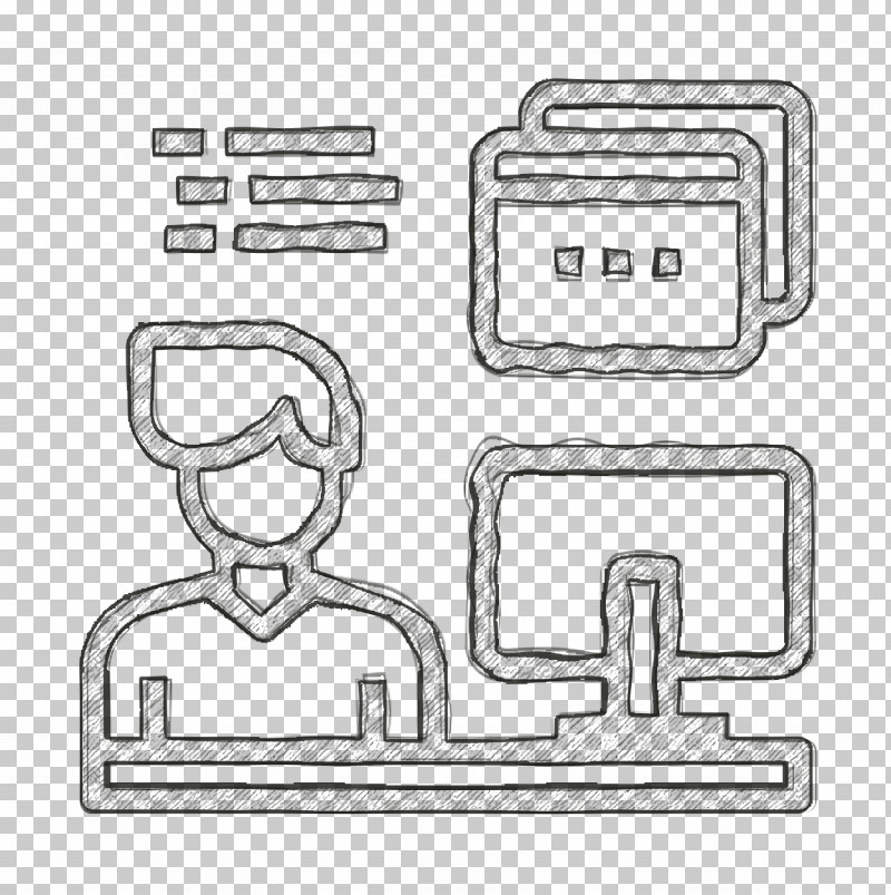 Worker Icon Programmer Icon Web Design And Optimization Icon PNG, Clipart, Black And White M, Door, Door Handle, Handle, Hm Free PNG Download