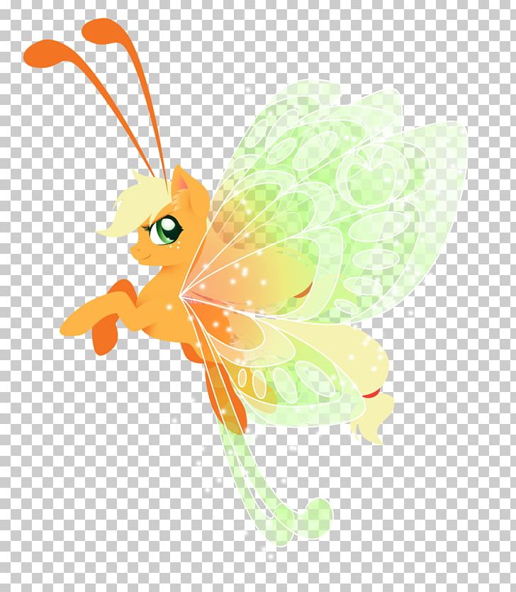 My Little Pony: Friendship Is Magic Butterfly Applejack PNG, Clipart, Apple, Applejack, Deviantart, Fictional Character, Insects Free PNG Download