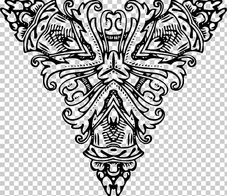 Black And White Ornament PNG, Clipart, Art, Artwork, Black, Black And White, Decorative Arts Free PNG Download