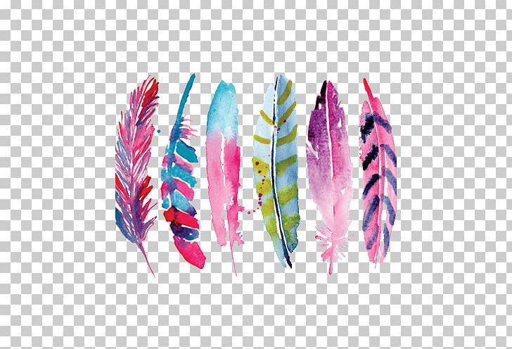 Feather Painting Drawing Art Illustration PNG, Clipart, Anima, Animals, Artist, Color, Colored Free PNG Download