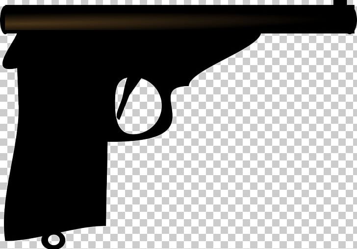 Firearm Weapon Pistol PNG, Clipart, Air Gun, Black, Black And White, Clip, Firearm Free PNG Download