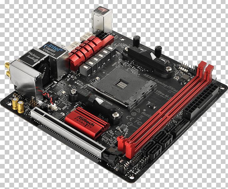 Socket AM4 ASRock Fatal1ty X370 Gaming ITX/ac Mini-ITX Motherboard DDR4 SDRAM PNG, Clipart, Asrock, Asrock Fatal1ty X370 Gaming Itxac, Computer Hardware, Electronic Device, Electronics Free PNG Download