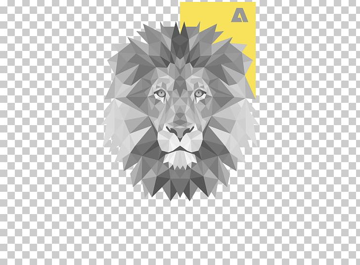 Lionhead Rabbit T-shirt Tiger Polygon PNG, Clipart, Animals, Art, Big Cats, Black And White, Canvas Free PNG Download