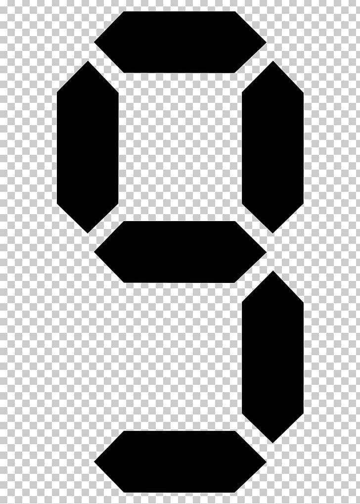 Seven-segment Display Display Device PNG, Clipart, Angle, Area, Black, Black And White, Computer Icons Free PNG Download