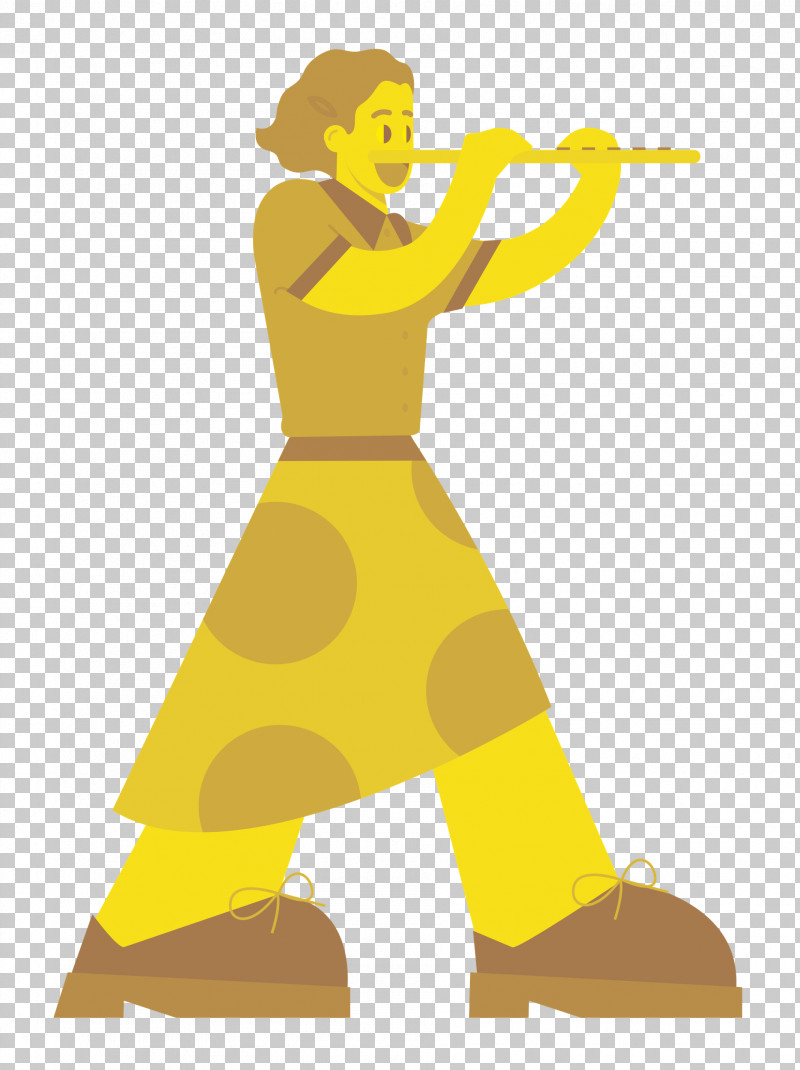 Playing The Flute Music PNG, Clipart, Biology, Cartoon, Geometry, Happiness, Human Biology Free PNG Download