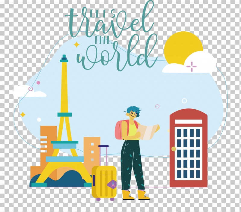 World Tourism Day PNG, Clipart, Cartoon, Drawing, Eiffel Tower, Paris, Tourism Free PNG Download