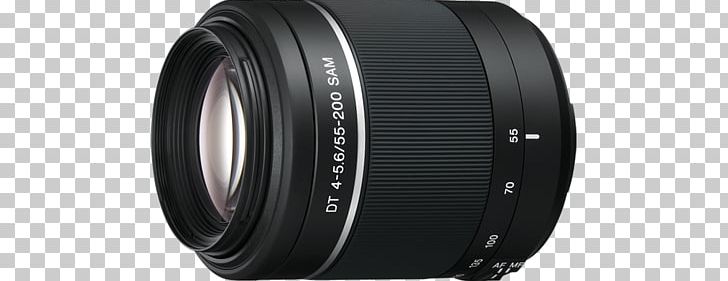 Sony Alpha 55 Sony α Sony Telephoto Zoom 55-200mm F/4.0-5.6 Camera Lens Telephoto Lens PNG, Clipart, Apsc, Autofocus, Came, Camera, Camera Accessory Free PNG Download