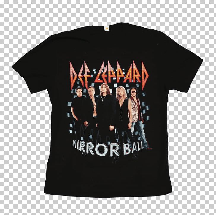 T-shirt Def Leppard & Journey 2018 Tour Mirror Ball Tour Mirror Ball – Live & More PNG, Clipart, Ball, Black, Bluza, Brand, Bryan Ferry Free PNG Download