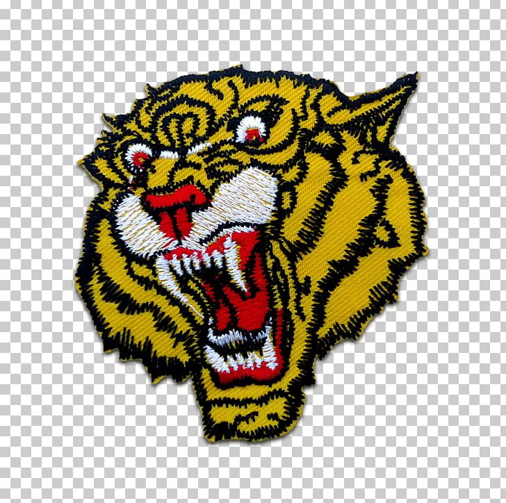 Tiger Textile Iron-on Embroidered Patch Embroidery PNG, Clipart, Applique, Art, Big Cats, Carnivoran, Cat Like Mammal Free PNG Download