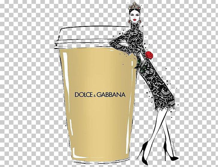 Dolce & Gabbana Drawing Fashion Illustration Illustration PNG, Clipart, Coffee, Creative, Croquis, Cup, Drink Free PNG Download