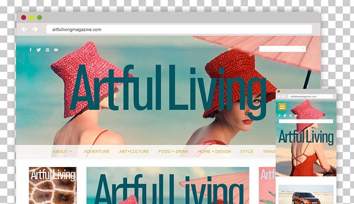 Artful Living Magazine Hook Agency Web Design Minneapolis College Of Art And Design PNG, Clipart, Advertising, Brand, Display Advertising, Internet, Magazine Free PNG Download