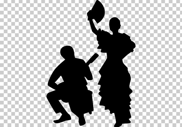 Flamenco Guitar Partner Dance Silhouette PNG, Clipart, Animals, Black And White, Computer Icons, Dance, Dancer Free PNG Download