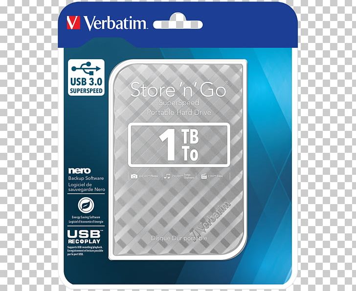 Laptop Verbatim Store 'n' Go Portable USB 3.0 Hard Drives PNG, Clipart,  Free PNG Download