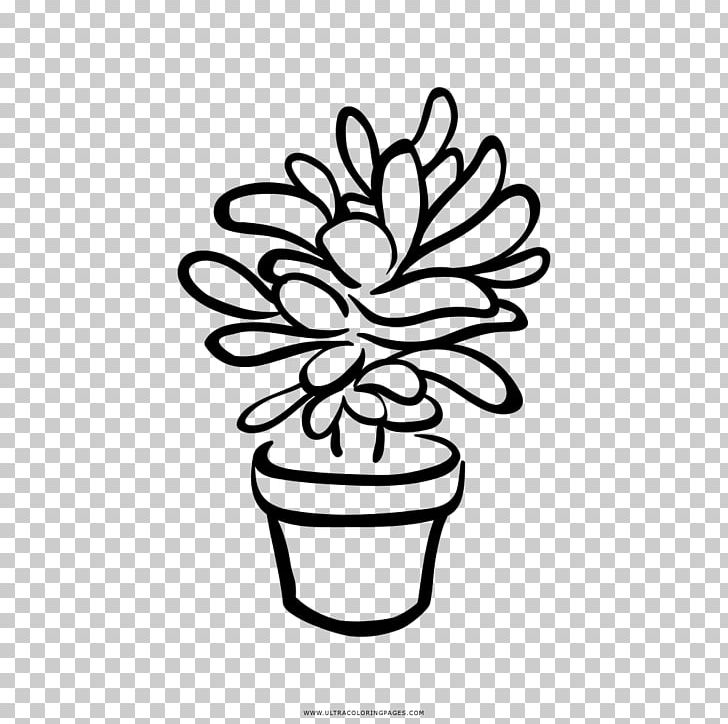 Black And White Succulent Plant Drawing PNG, Clipart, Artwork, Black And White, Cactaceae, Cartoon, Coloring Book Free PNG Download
