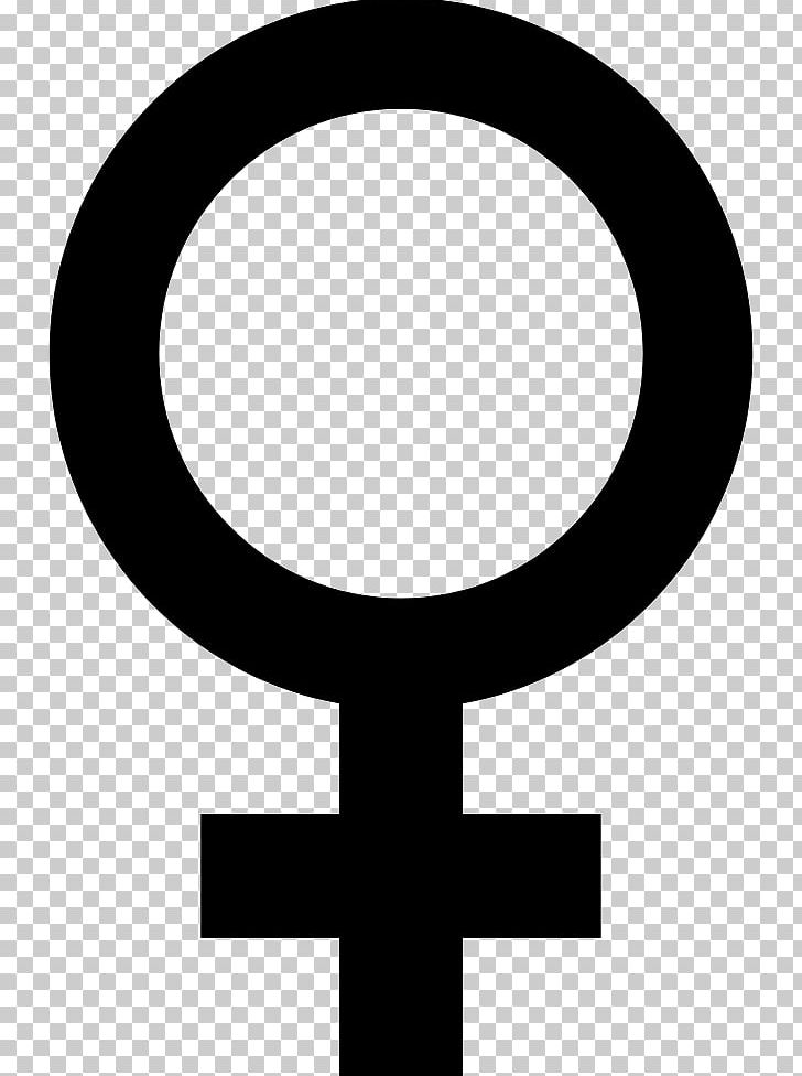 Gender Symbol Female Sign PNG, Clipart, Black And White, Cdr, Circle, Cross, Female Free PNG Download