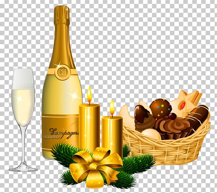 New Year Delicacies And Champagne PNG, Clipart, Bottle, Champagne, Champagne Glass, Christmas, Christmas Clipart Free PNG Download